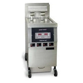 2 Well Split Vat Electric Open Fryer with Computron 1500 control (No Filter System) WITHOUT COVER. - Mabrook Hotel Supplies